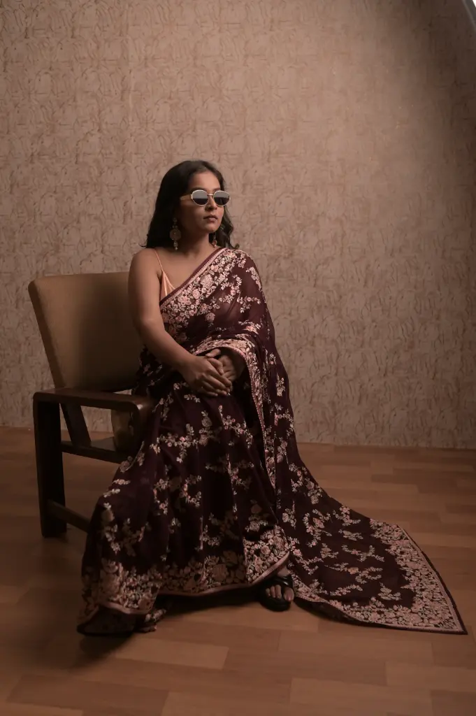 Vrishti Collection- Maroon